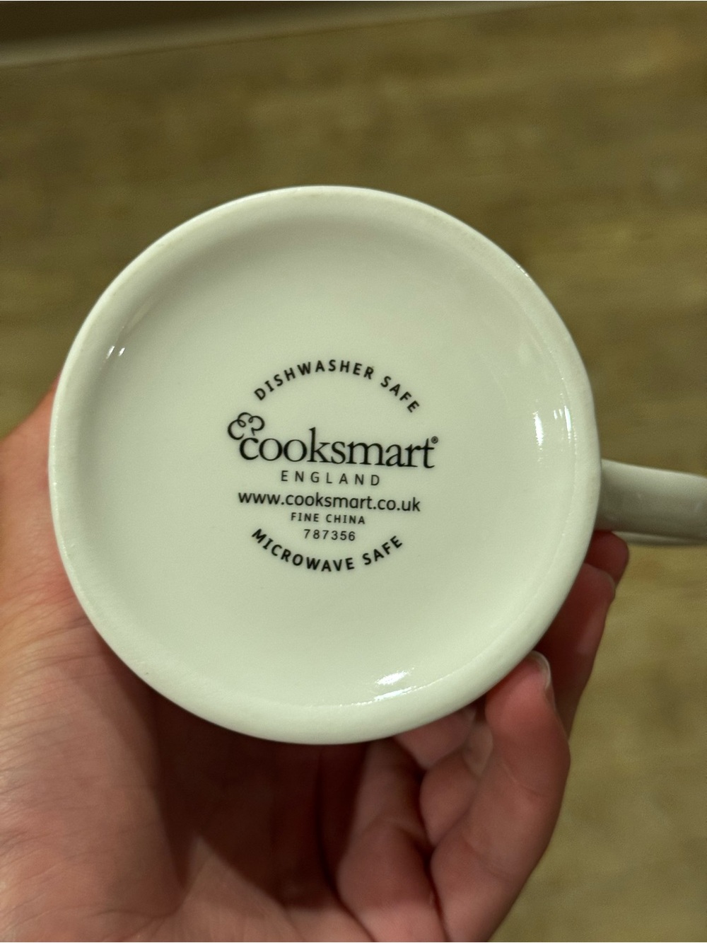 NEW Cooksmart England Fine China Butterfly Print White Ceramic Coffee Mug - Picture 4 of 4